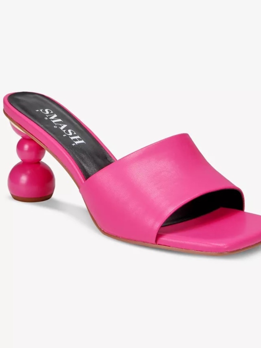 SMASH Shoes Women's Aria Bubble Heeled Dress Sandals